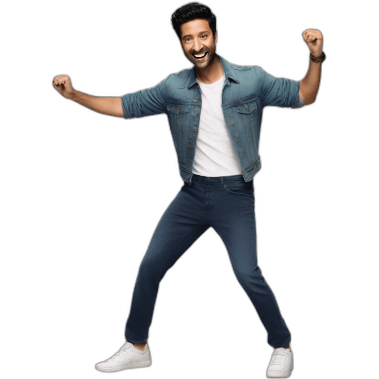 Vicky Kaushal dancing emoji