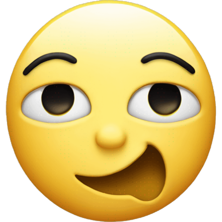 3D thinking emoji winking emoji