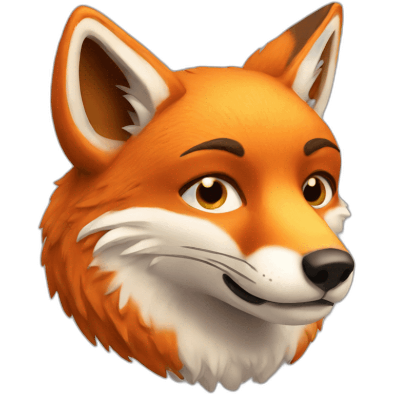 fox hangover emoji