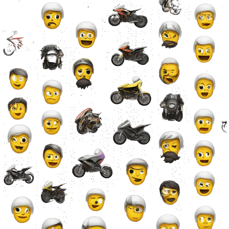 drag bike emoji