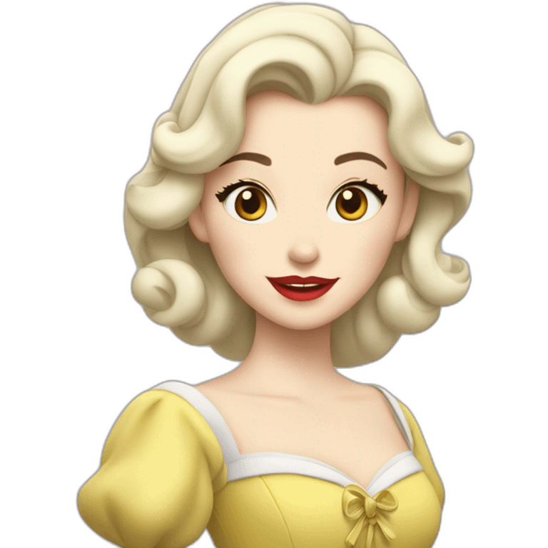 Blanche neige emoji