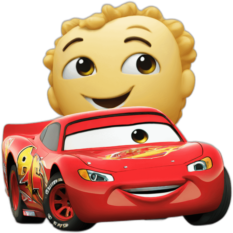 Flash McQueen - Cars - red emoji