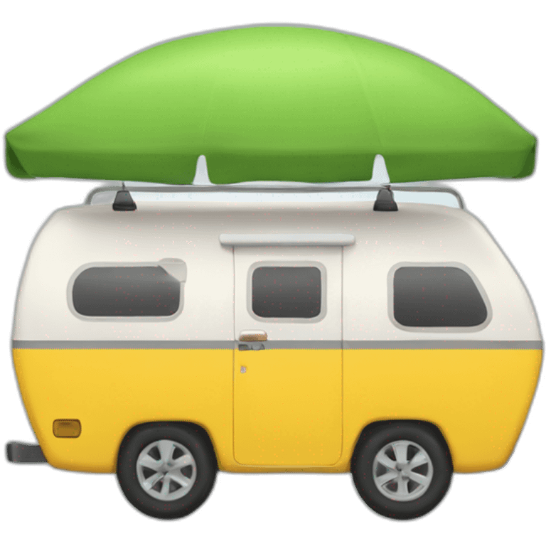 Autocaravana cansada emoji