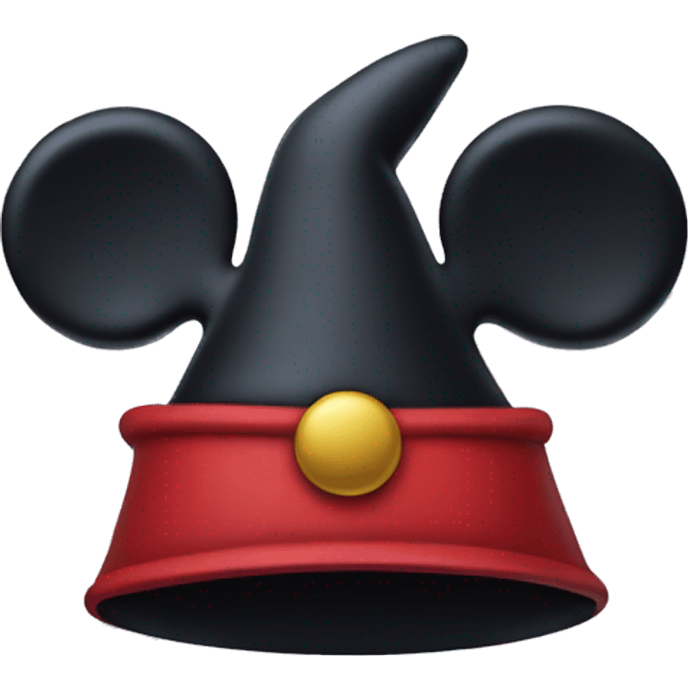 mickey ears from disney world with  small Wizard Hat  emoji