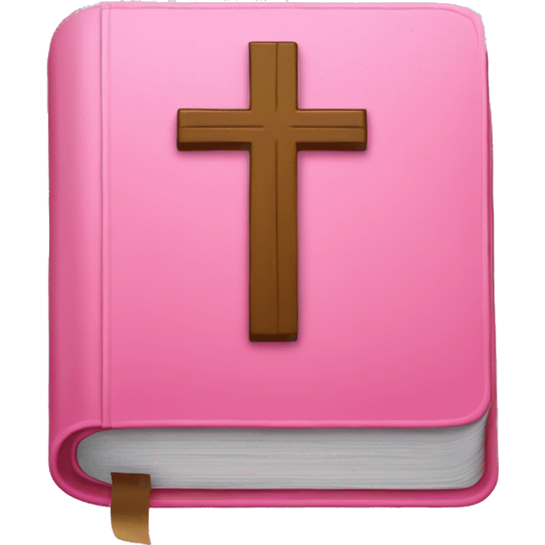 Pink bible emoji