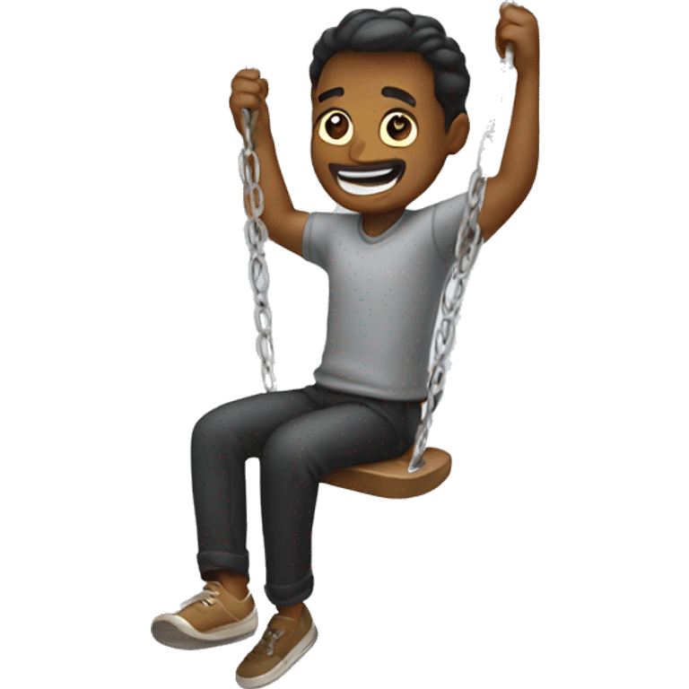 Swinging person emoji