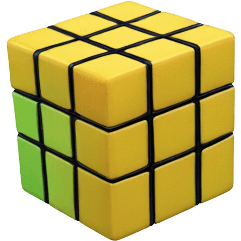 Rubix cube emoji