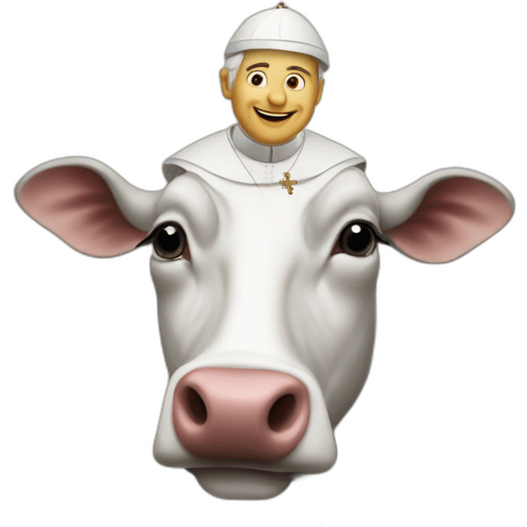 Pope-cow emoji