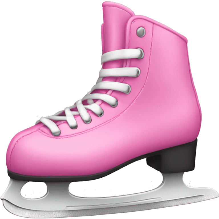 Ice skates pink emoji