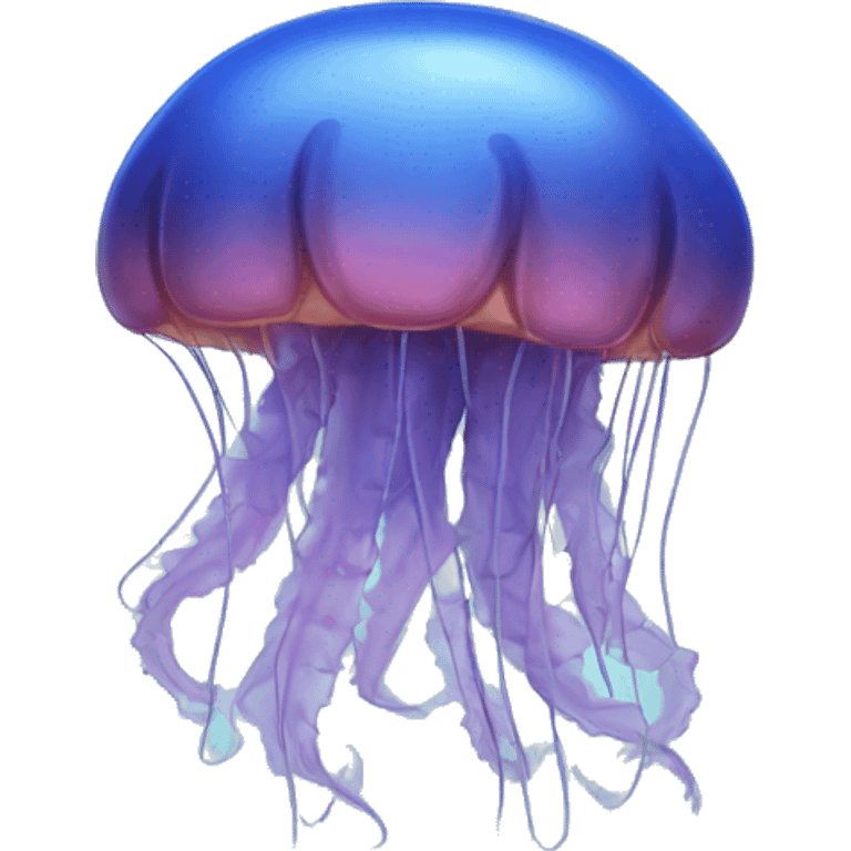 Jellyfish blue with lobster blue  emoji