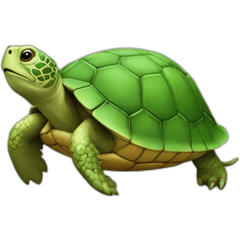 Tortue sur chat emoji