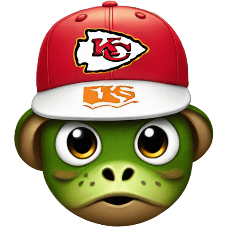 Frog w KC chiefs emoji