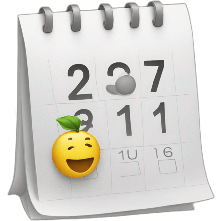 Calender emoji