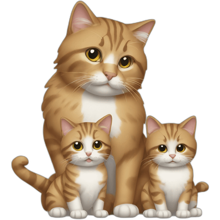 cat family emoji emoji