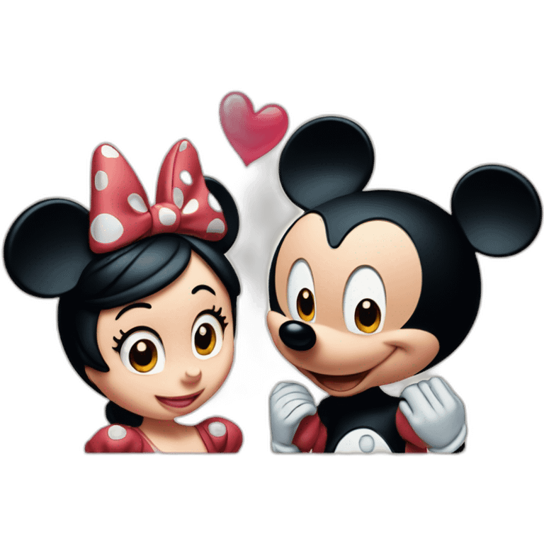 Mickey y minnie emoji