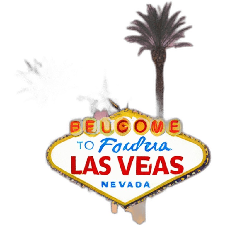 Panneau à l’entrée de Las Vegas  emoji