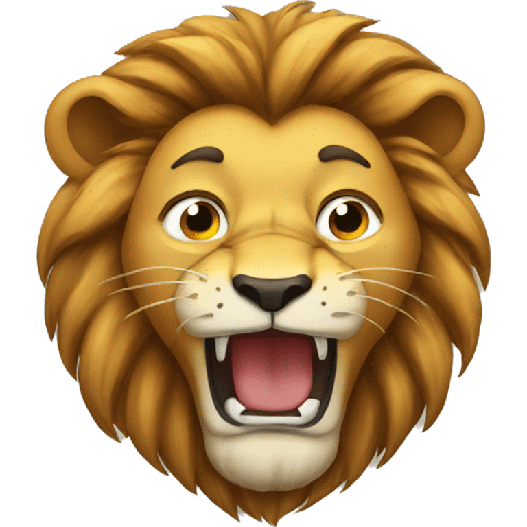 Lion crying  emoji