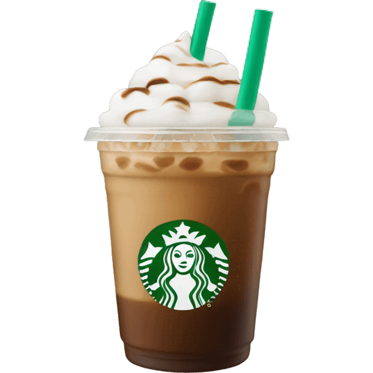 Starbucks iced coffee emoji