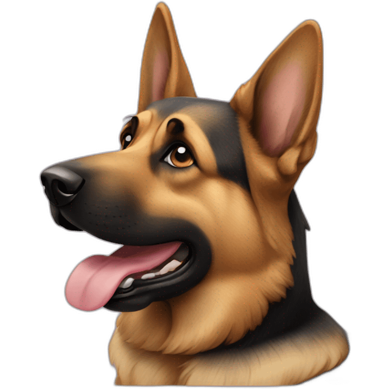 german shephard dog emoji