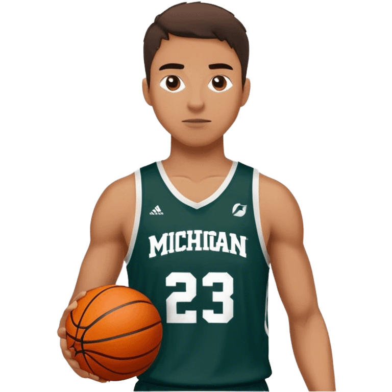 Michigan state basketball emoji