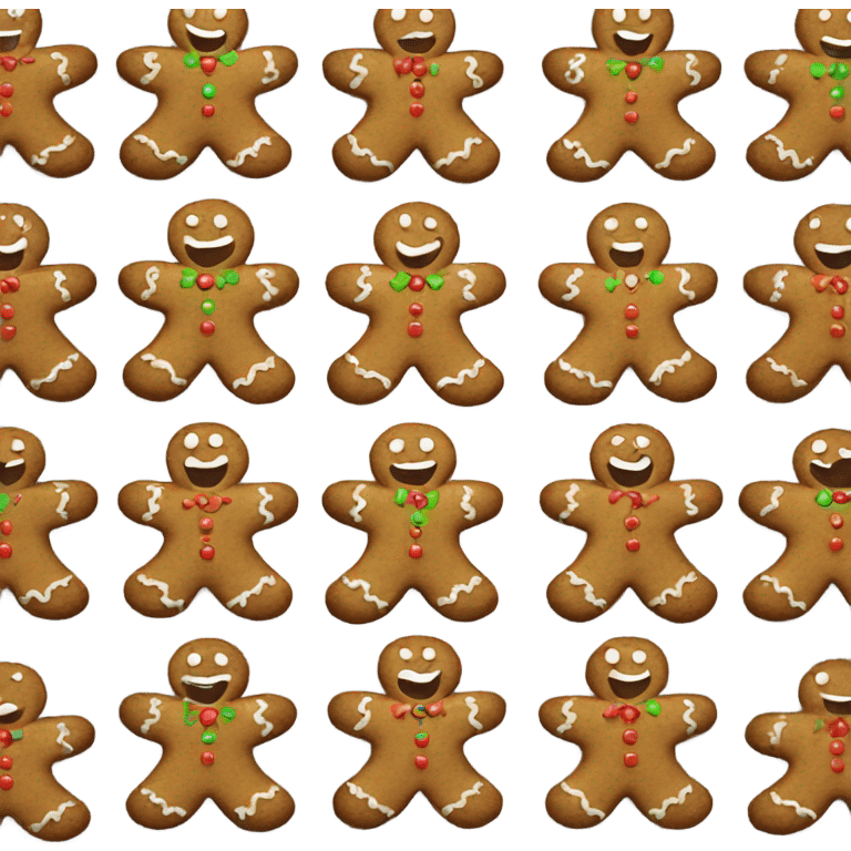 gingerbread man  emoji