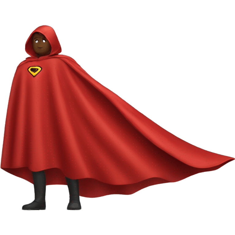 RED SUPERHERO CAPE emoji