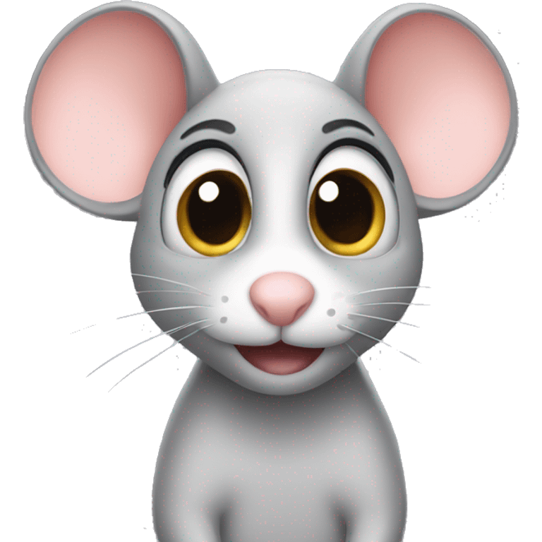 Mouse with big eyes emoji