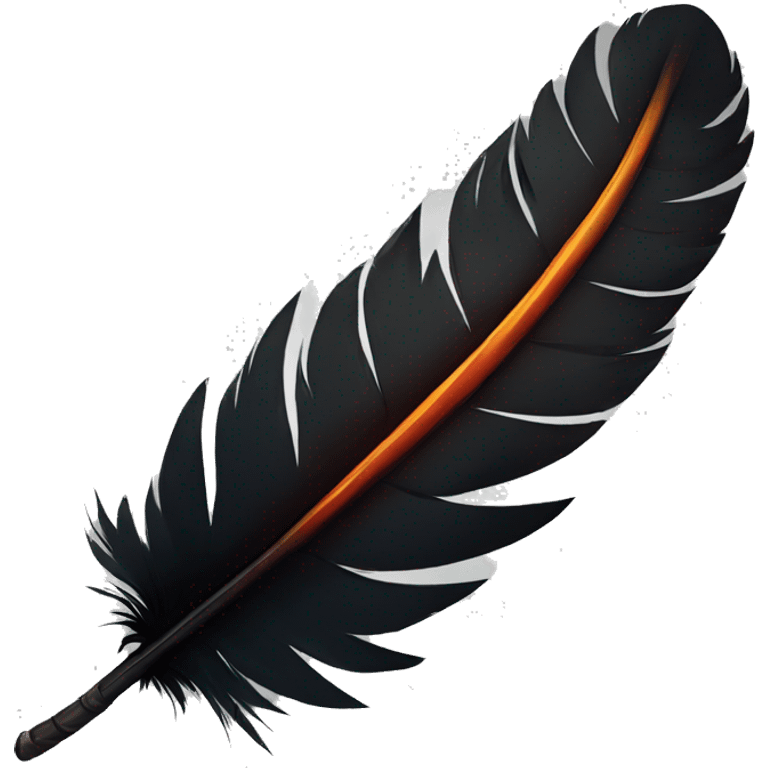 black phoenix feathers emoji