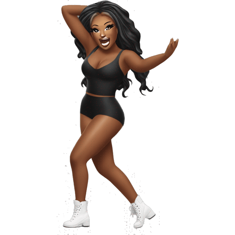 Megan Thee Stallion dancing emoji