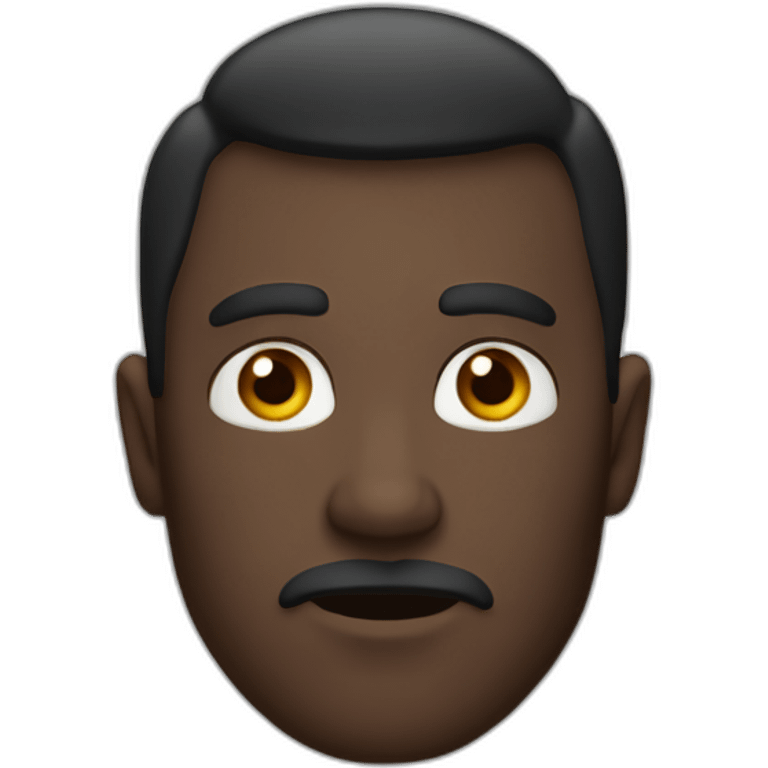 homme choqué chauve avec des grands yeux emoji