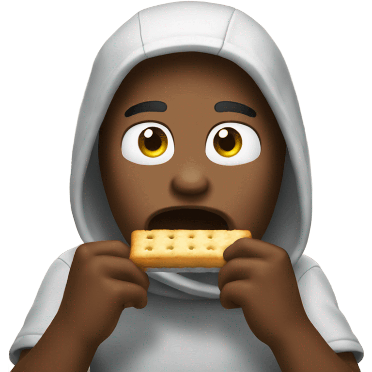 among us eating cracker  emoji