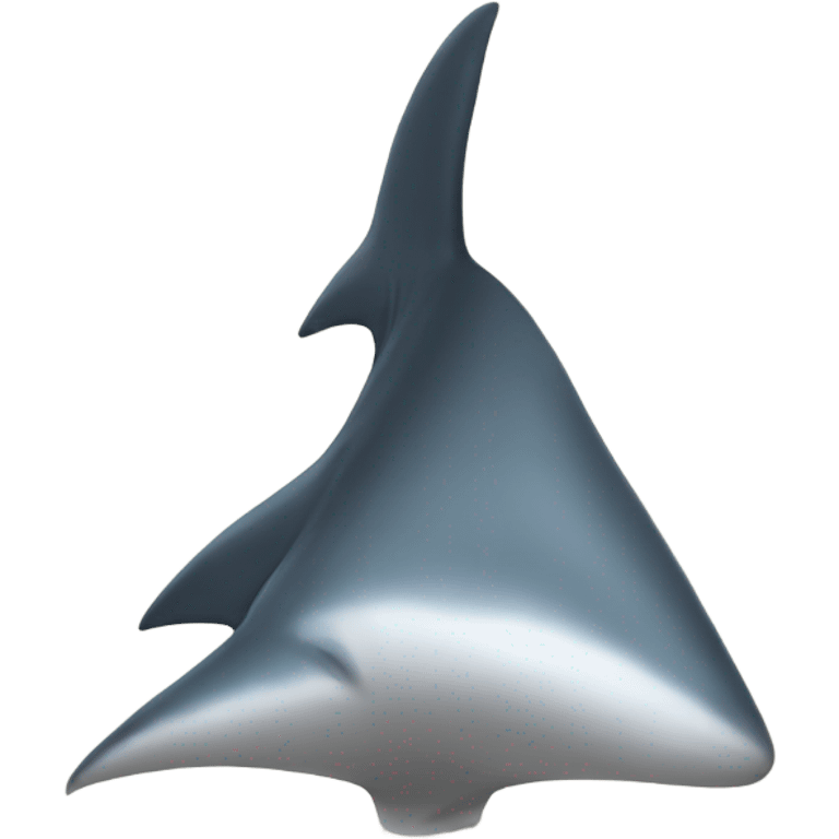 Shark dorsal fin emoji