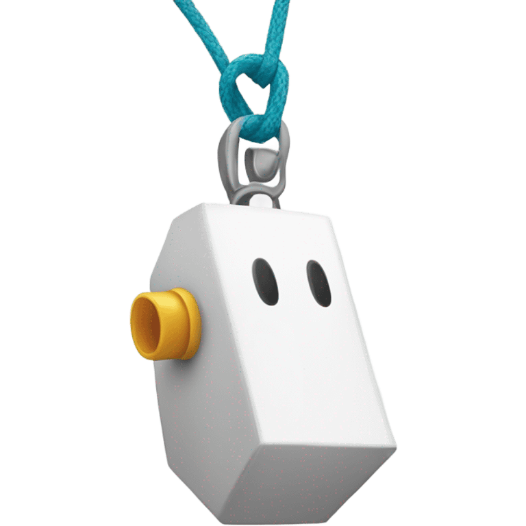 White whistle on string  emoji