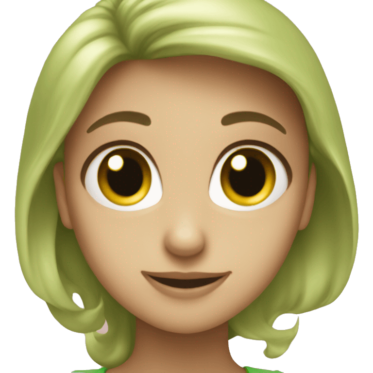 Kelly green heart emoji