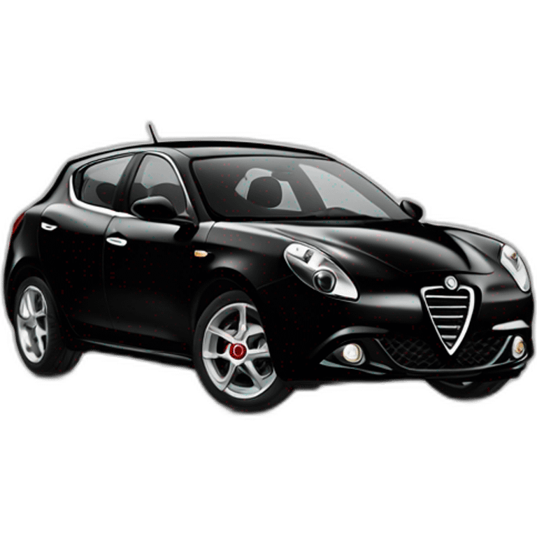 Alfa Romeo Giulietta nera 2013 emoji