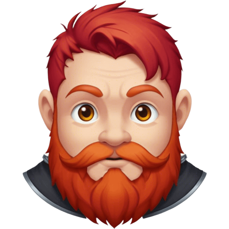 dwarf with red hair emoji