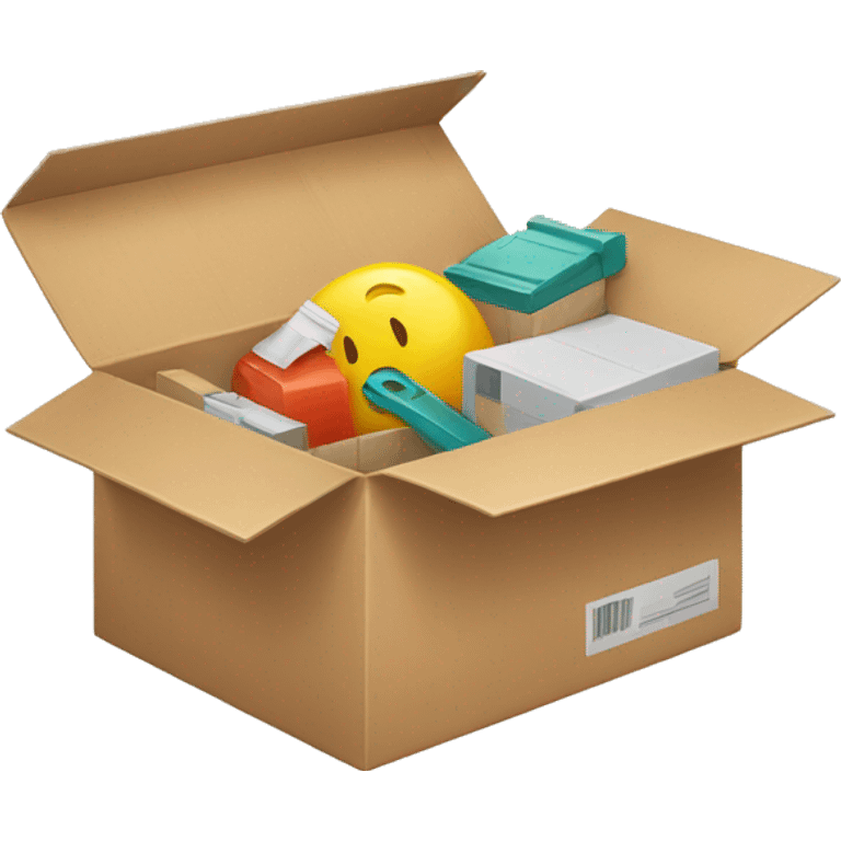 Box with second hand goods emoji