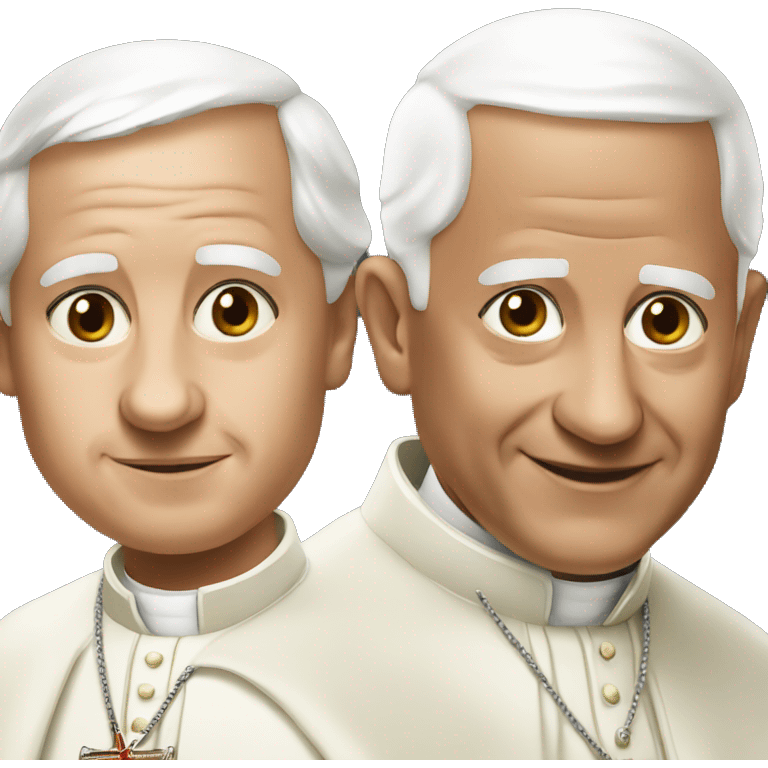 Two popes emoji