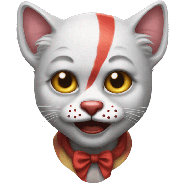 crying clown cat emoji