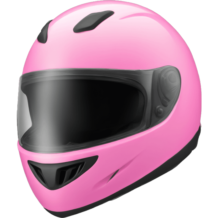 Pink helmet motorbike  emoji