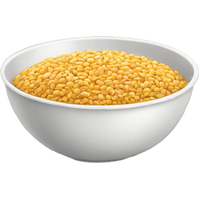 bowl of parboiled groats emoji