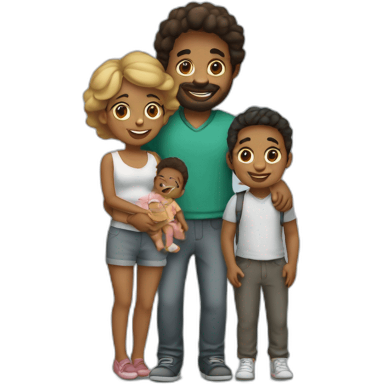 a couple with a young toddler living in montréal emoji