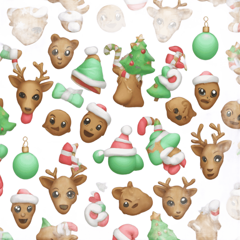 Christmas pastel emoji