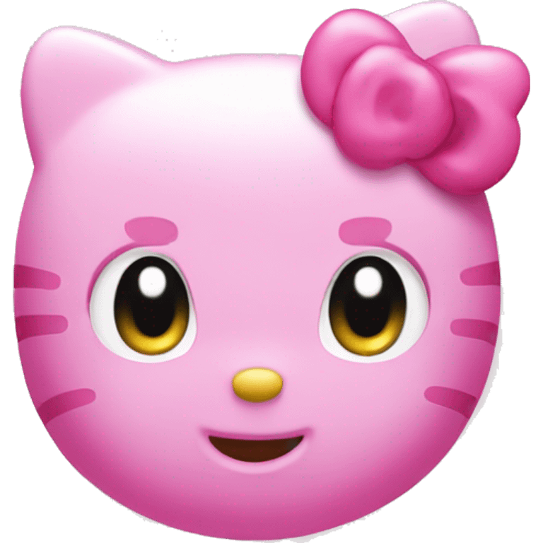 Hello kitty pink emoji