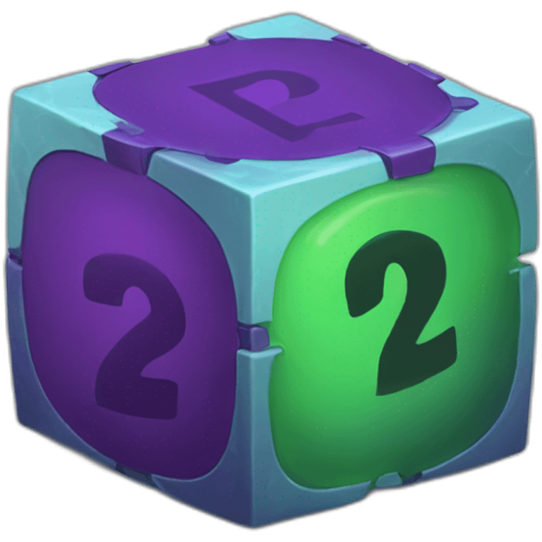 Rubick’s cube 2x2 emoji