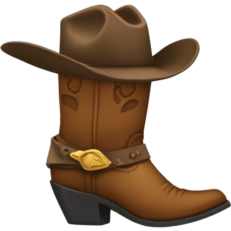 botas de cowboy  emoji