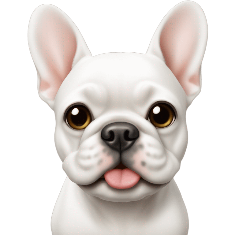 White Frenchie emoji