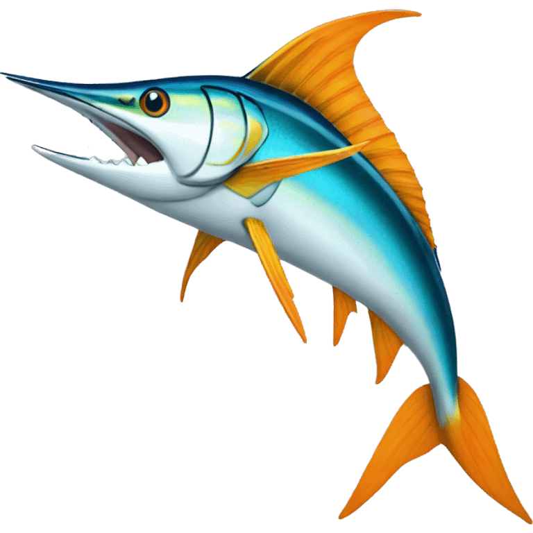 marlin with motor emoji