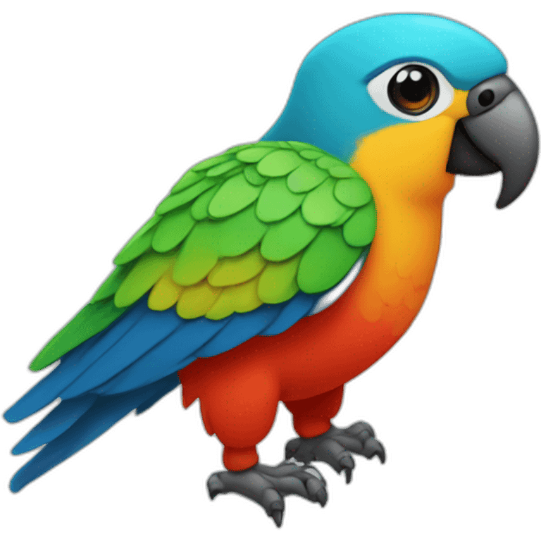 a capsulecrm branded party parrot emoji