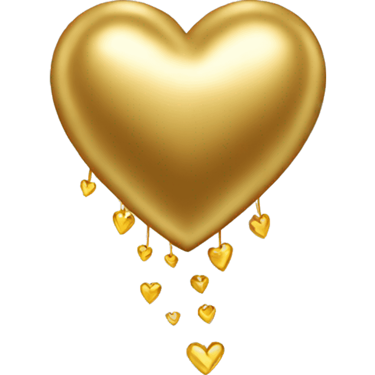 gold heart  emoji